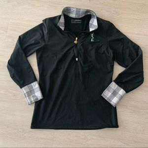Golf: long sleeve black and white pullover ⛳️
